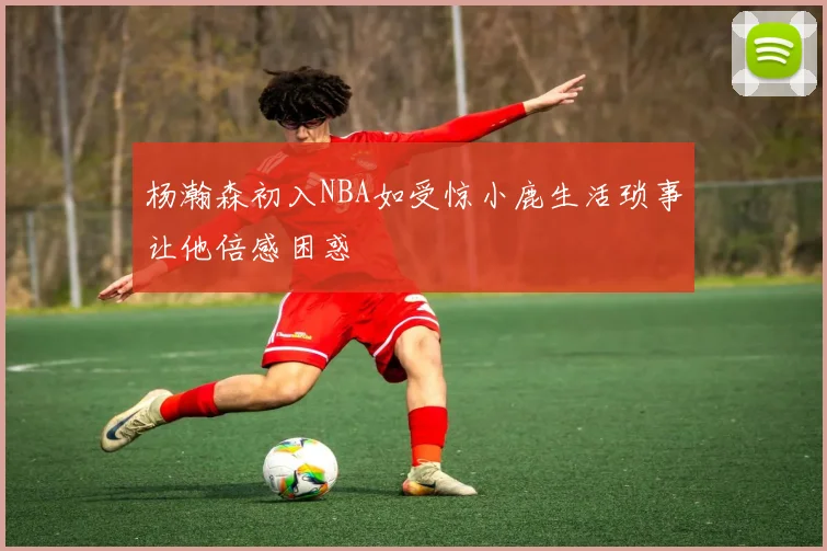 杨瀚森初入NBA如受惊小鹿生活琐事让他倍感困惑